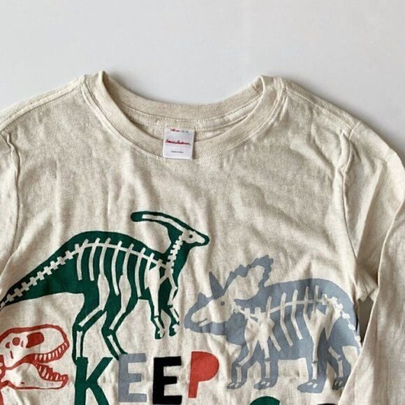 NEW Hanna Andersson Boys Long Sleeve Dinosaur Print Tee, 10 Years - Picture 3 of 8